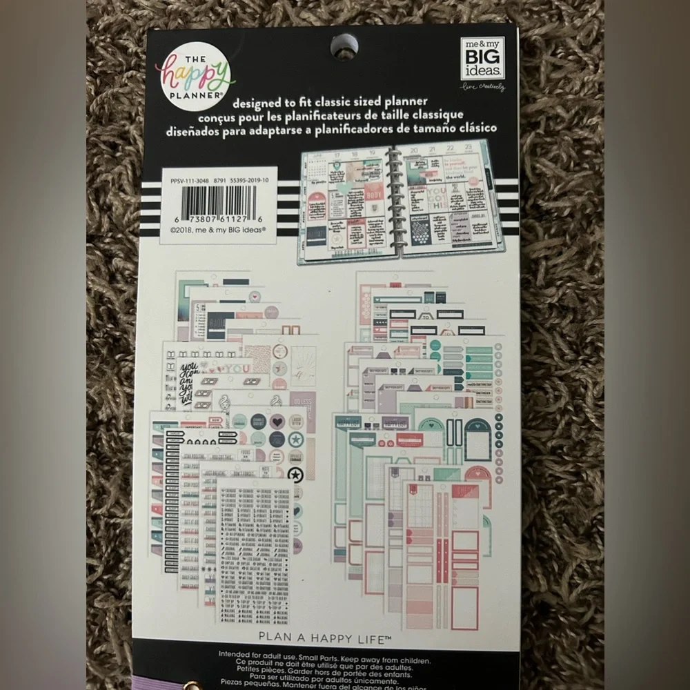 The Happy Planner Wellness Sticker Bundle #1